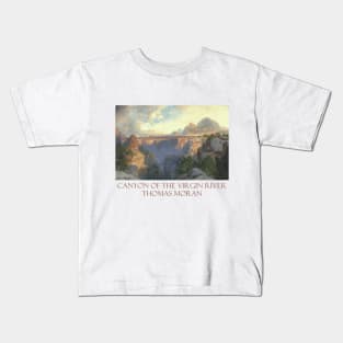 Canyon of the Virgin River by Thomas Moran Kids T-Shirt